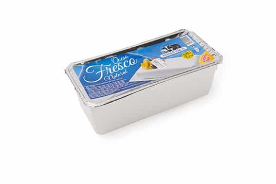Queso fresco suave de vaca envase 1Kg