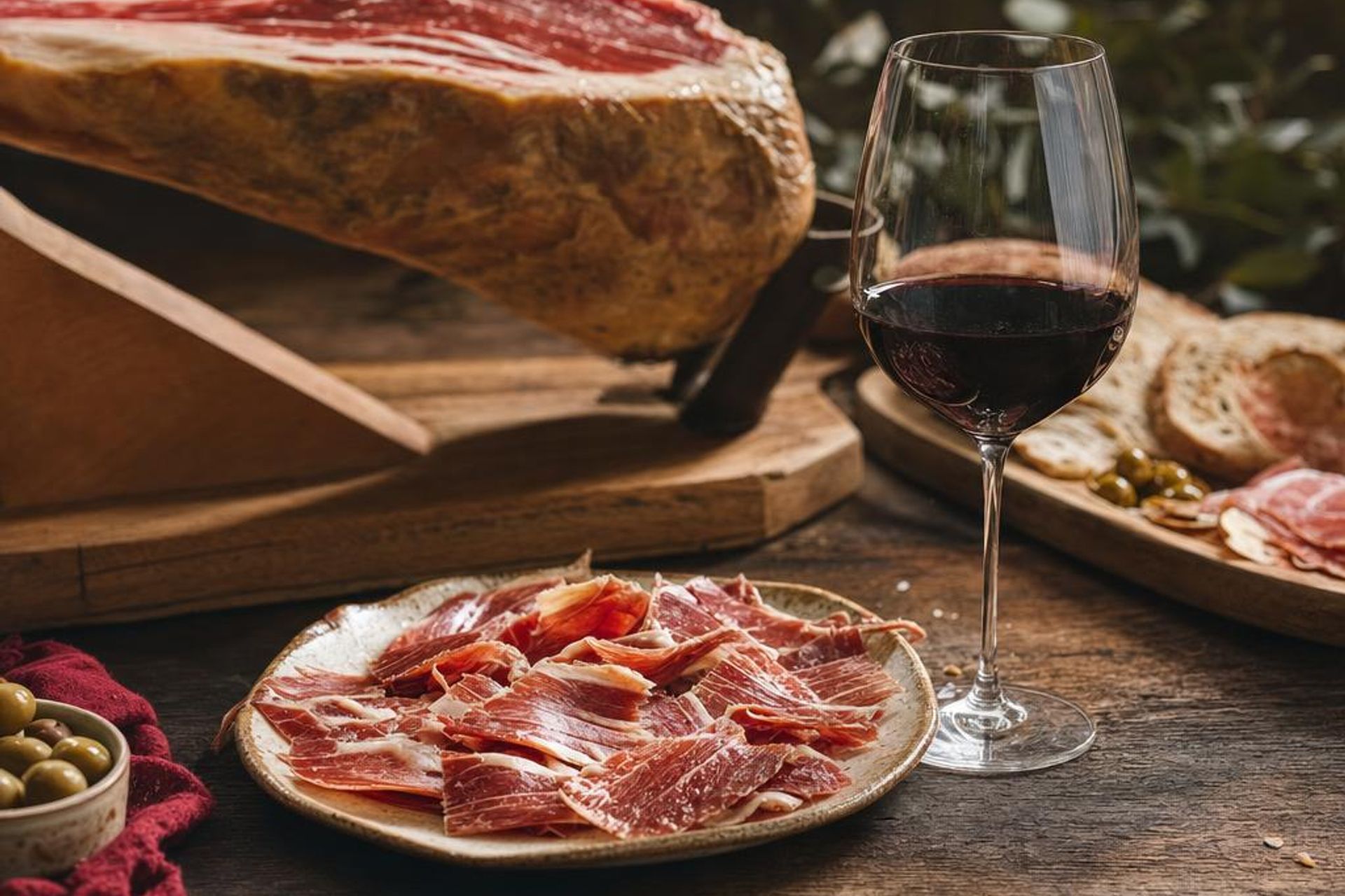 maridaje de jamon y vino | Nevera Española